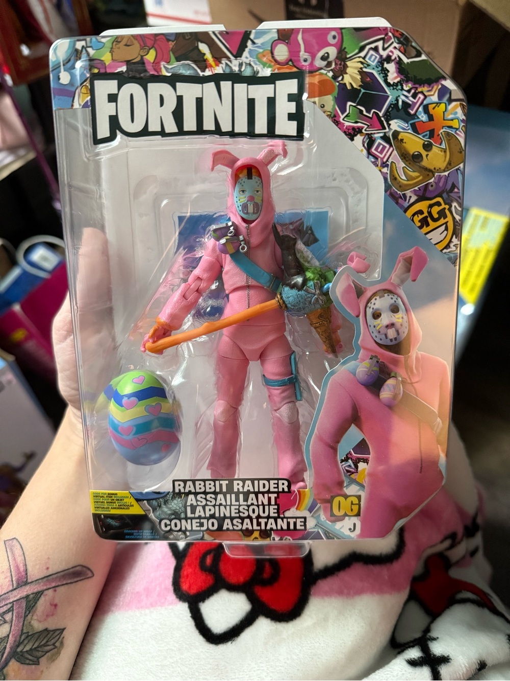 Fortnite Rabbit Raider Action Figure - Pink